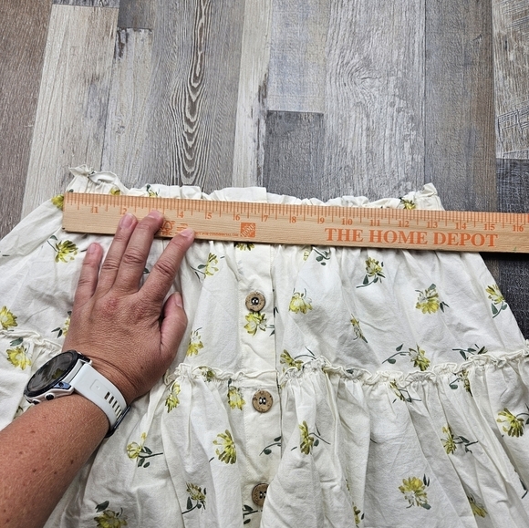 Eberjey Nostalgia Garden Nellie Floral Print Mini-Skirt Cloud Medium - Picture 9 of 15